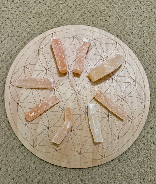 Peach Selenite Sticks